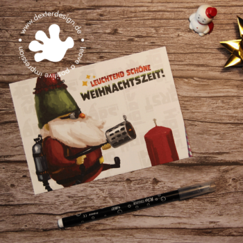 Postkarte Weihnachtszeit - HORST