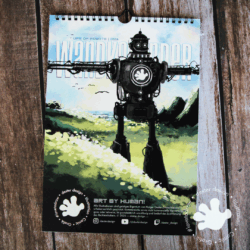 Wandkalender 2026 - Life of Robots (A4)